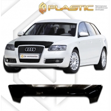 Дефлектор капота Audi A6 универсал 2005-2011 (Classic черный)