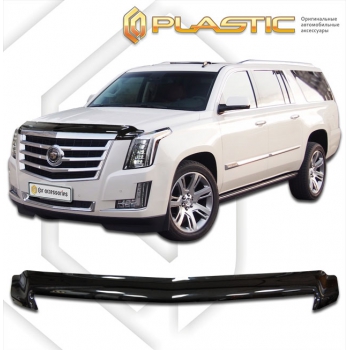 Дефлектор капота Cadillac Escalade ESV 2014–н.в. (Classic черный)
