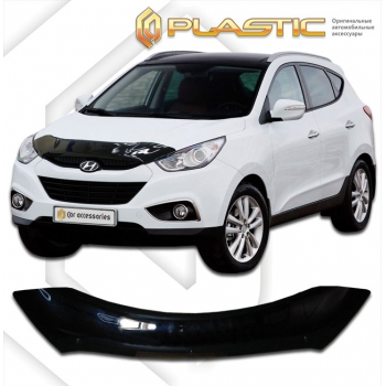 Дефлектор капота Hyundai ix35 (Classic черный) 