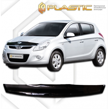 Дефлектор капота Hyundai i20 (Classic черный) 