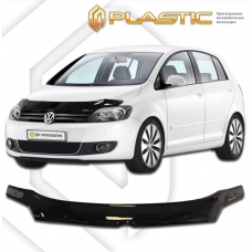 Дефлектор капота Volkswagen Golf Plus (2009-2014) (Classic черный)