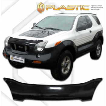 Дефлектор капота Isuzu VehiCross (Серия "Хром" серебро)