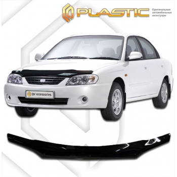 Дефлектор капота Kia Spectra (Classic черный)