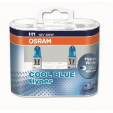 OSRAM COOL BLUE HYPER (H1, 62150CBH-DUOBOX)