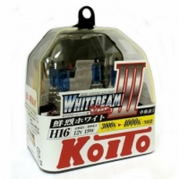 KOITO WHITEBEAM III H16 4000K 12V 19W