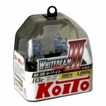 KOITO WHITEBEAM III H3C 4000K 12V 55W (100W)
