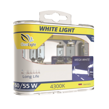 ЛАМПА HB5(CLEARLIGHT)12V-65/45W WHITELIGHT (1 ШТ.)